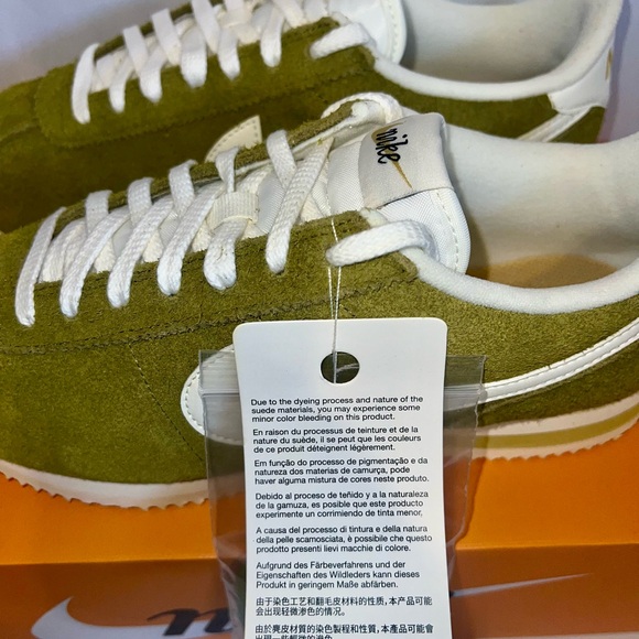 Nike Cortez SE Suede "Pacific Moss/Infinite Gold/Muslin/Sail" - Picture 8 of 13